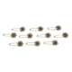 thumbnail image 4 of Broches Fernando Pin retro de la aleación 10 Piezas, 4 of 9
