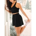 thumbnail image 5 of Stelle Tennis Skirt Pleated Golf Skorts High Waisted with Pockets Inner Shorts Athletic for Workout Sports, 5 of 5