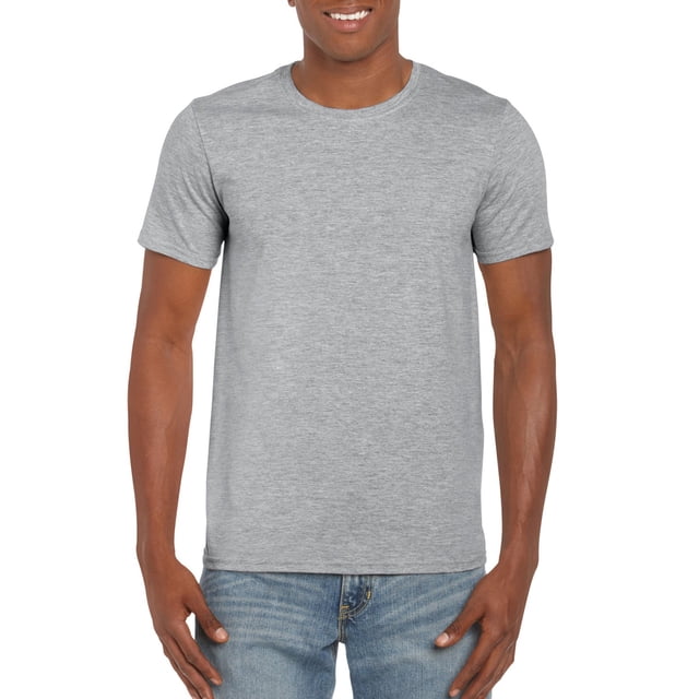 Gildan Mens Softstyle T-Shirt, 4XL, Sport Grey