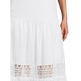 thumbnail image 3 of Time and Tru Women’s Tiered Maxi Skirt with Lace Trim, 3 of 5