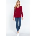 thumbnail image 2 of Long Slv V-neck Thermal Top, 2 of 5