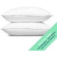 Celeep 2Pack King Bed Pillows 20" x 36" 1200GSM Ultra Soft Sand