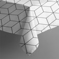 thumbnail image 3 of Black White Checkerboard Checkered Pattern Rectangle Tablecloth 60"x84",Waterproof Polyester Rectangle Table Cloth, Wipeable Spillproof Polyester Tablecloth for Dining, Camping, Indoor and Outdoor, 3 of 5