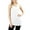White, variant on Womens Solid Basic Cotton Racerback Tank Top