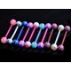 thumbnail image 1 of 5 uds flexible uv silicona lengua pezón barra anillo barra piercing cuerpo joyería, 1 of 4