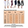 thumbnail image 2 of MAWCLOS Women High Waist Plus Size Workout Yoga Crop Pant Legging Running Jogging Capris Lounge Active Wear Gym Exercise Pocket, 2 of 2