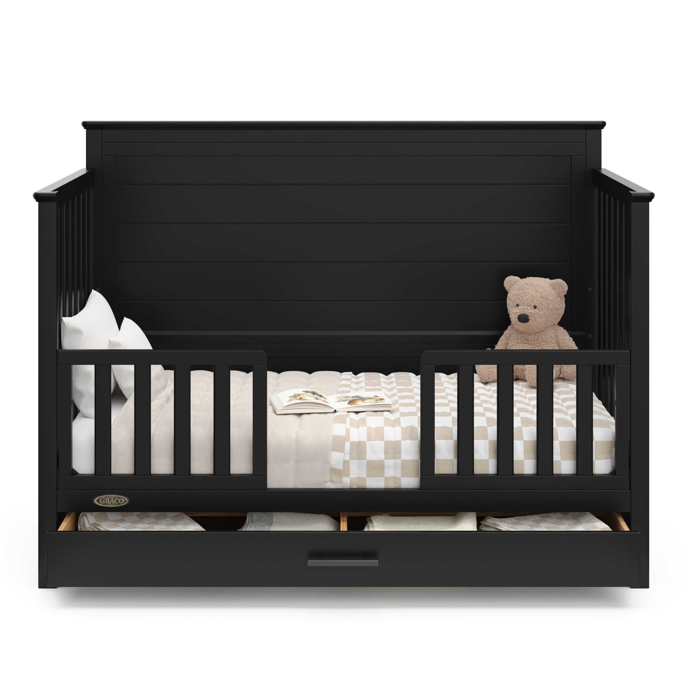Graco Tristan Convertible Crib With Drawer - Black