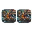 thumbnail image 7 of Fotbe Colorful Graffiti Abstract Eye 2-Piece Car Windshield Sun Shade | Sun Blocker for Car Windshield | Foldable Automotive Interior Accessories for Sun Protection-Medium, 7 of 7