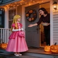 thumbnail image 6 of G*irls Halloween Princess Dress with Accessories, Blue Princess Dress with Wig Wand Crown Earrings and Star Earrings, 6 of 11