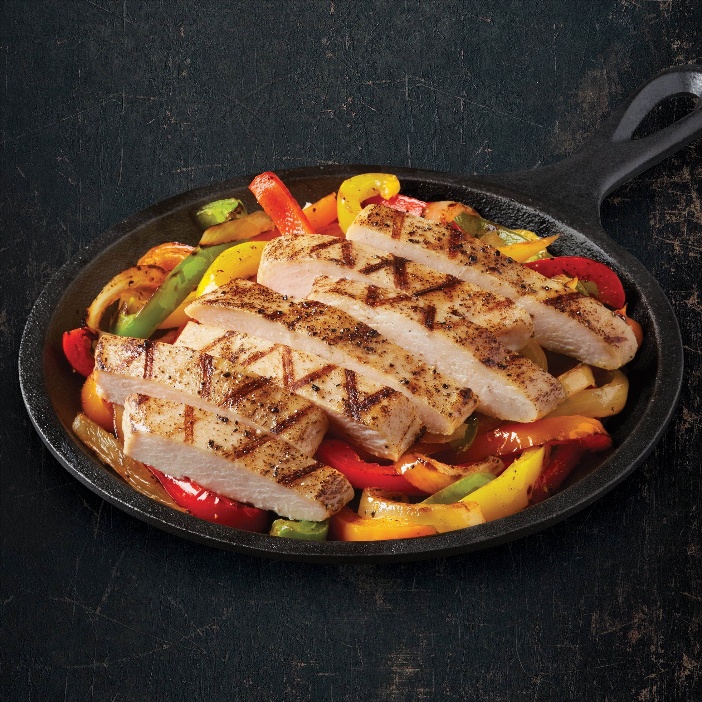 Soules Kitchen Chicken Breast Fajita Strips, Refrigerated, 16oz, 18g Protein per 3oz Serving Size