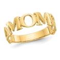 thumbnail image 1 of 14K Yellow Gold Polished MOM Ring (size 6.5), 1 of 4