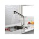 thumbnail image 4 of SINLOOG Single-Handle Pull-Out Sprayer Kitchen Faucet in Stainless, 4 of 5