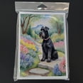thumbnail image 3 of Giant Schnauzer Spring Path Greeting Cards Pack of 8 7 in x 5 in, 3 of 3
