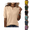 Beige, variant on OIOLOYJM Women's Knit Shirts Dressy Short Sleeve V Neck Sweaters Spring Comfy Lightweight Pullover Business Warm Clothing Beige M