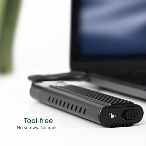 USB C enchufable a M.2 NVMe Caja sin herramientas USB C y Thunderbolt