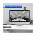 thumbnail image 3 of Caméra Web d'Interface 1080P/2K/4K USB2.0 avec Microphone, Mise au Point Automatique, Caméra Web d'Ordinateur pour Diffusion en Continu pour Vidéoconférence - Noir Blanc, 3 of 5