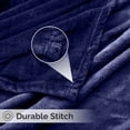 thumbnail image 6 of IR Imperial Rooms Fleece Bed Throw Blanket, Plush, Travel and Couch Fuzzy, Cozy Washable Ultrasoft Throw Size Navy, 6 of 7