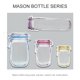 thumbnail image 4 of Mason Jar Bolsas Reutilizables Con Cremallera Bolsa De Ahorro De Aperitivos Bolsas De Almacenamiento De Sándwich De Comida Impermeable Para Viajes De Niños 12 Uds Eigraketly  HA023777-00, 4 of 5