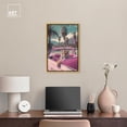 thumbnail image 3 of Rosy Tiger's Ride I Canvas Pink Pop Wall Art by Art Remedy, Gold Frame, 16" x 24", 3 of 7