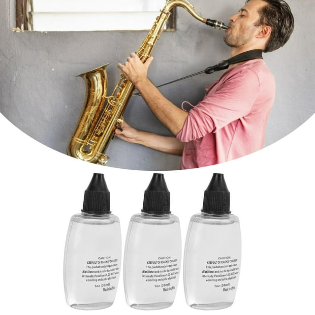 Eujgoov 3Pcs Valve Oil, 30mlx3 Trumpet Cleaning And Care Lubricant For Trumpet, Horn, Brass Instruments