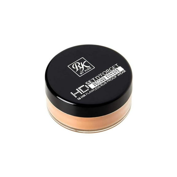 Ruby Kisses Loose Setting Powder 0.4oz, Weightless, Smooths, Mattifying Finish and Shine Control, Pure Silica Mineral Powder (Rich)