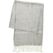Jacquard Paisley Wrap- Ivory