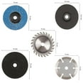 thumbnail image 3 of 75MM Electric Grinder Saw Blade Set,Wood Cutting Discs for Diamond Metal Stone,Durable Metal Cutting Discs, Professional for Cutting and Grinding Granite Marble Stone Concrete, 3 of 6