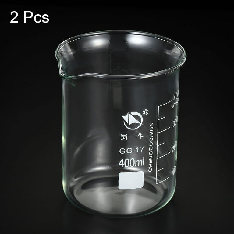 Beaker Mug, Glass, 400 mL, Home Science Tools