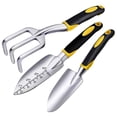 thumbnail image 1 of EIMELI Garden Tool Trowel Fork Gardening Kit Transplant Non-Slip With Hanging Holes 3Pcs Durable Hand Rake, 1 of 8