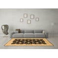 thumbnail image 3 of Ahgly Company Indoor Rectangle Oriental Brown Traditional Area Rugs, 7' x 9', 3 of 4