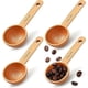thumbnail image 1 of 4pcs Wooden Coffee Spoon in Beech, Kitchen Accessories (10 ml), 1 of 4