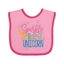 Inktastic Sparkle Like a Unicorn Boys or Girls Baby Bib
