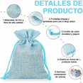 thumbnail image 4 of 30 Bolsas Costales Yute Con Cordón Dulceros Regalo Recuerdo Colores, 4 of 5