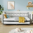 thumbnail image 5 of Kojooin Versatile Metal Daybed with Trundle and Headboard – Easy Assembly for Any Room, 5 of 7