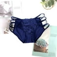 thumbnail image 4 of Femmes Slips Dentelle Coton 4PCS Doux Creux Culotte Hipster Sous-Vêtements, 4 of 10