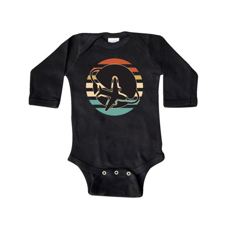 

Inktastic Airplane Trip Vintage Travel Gift Baby Boy or Baby Girl Long Sleeve Bodysuit