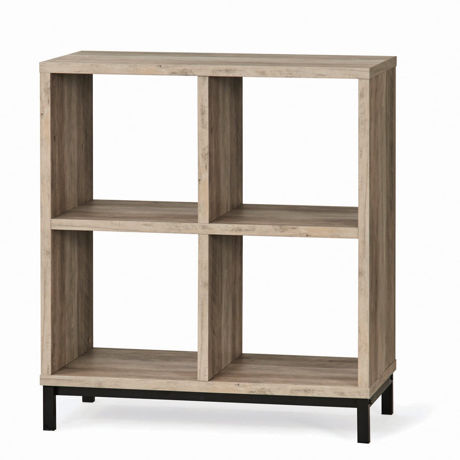 White, 4-Cube Bookshelf Square Storage Cabinet 4-Cube Organizers Black, 6-Cube Weathered Better Homes and Gardens.