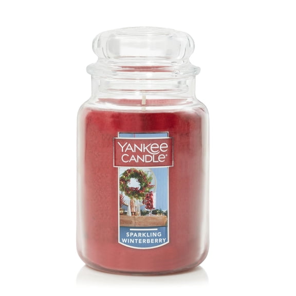 Yankee Candle Original Large Jar, Sparkling Winterberry, 22 oz