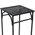 thumbnail image 5 of DecMode 3 Tier Black Metal Cut-out Plantstand (3 Count), 5 of 14