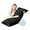 Black, variant on ANHXN Fluffy Adult Body Pillow - Sturdy body pillowcase, adjustable height, soft support for side lying, washable