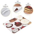 thumbnail image 3 of Yayeee Dish Drying Mat for Kitchen Counter 18"x24" Microfiber Absorbent Pad, White Chocolate Cakes, 3 of 7