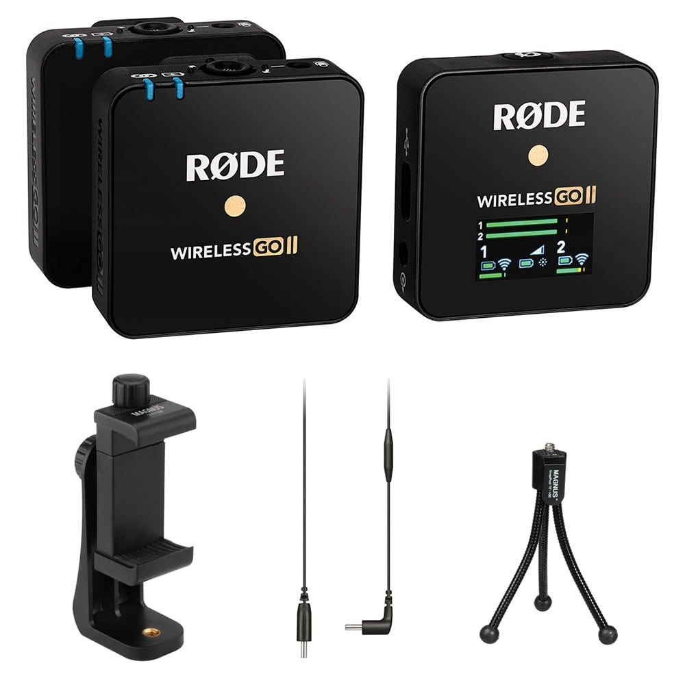 Rode Microphones Wireless GO II Dual Channel Wireless Microphone System