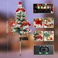 thumbnail image 3 of MOQIN Solar Christmas Trees Lights Outdoor Decoration Waterproof, 40LED Small Solar Power Xmas Tree Pathway Lights, Solar Garden Decorative Stake Lights Yard Decor, 3 of 9