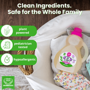 Dapple Baby Laundry Detergent, Lavender Scent, 50 fl oz Bottle