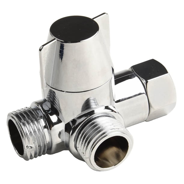 3-Way Shower Head Diverter Valve – G1/2" Thread, Switch Between Handheld And Fixed Shower Heads Or Both, ABS & Metal Construction, Easy Install