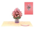 thumbnail image 2 of SSNTSY Daisy Pop Up Cards 3D Greeting Card Flower Butterfly Flower Bouquet Card 5.9" X 7.9" for Birthday, Mothers Day, Valentines Day, Mom, Wife, 2 of 8