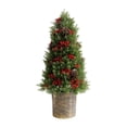 thumbnail image 2 of Ganfancp Árbol de Navidad Ornamento Árbol de Navidad Escena Frutos Rojos Maceta de Plástico Árbol de Navidad Ornamento Rebajas Flash Deals Árbol de Navidad X1, 2 of 6