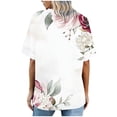 thumbnail image 5 of NSLGXD Plus Size America 250 Shirt Women Round Neck Short Sleeve Oversized Tshirts Loose Fit Patriotic Tunic Tops S-5XL, 5 of 7