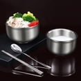 thumbnail image 3 of Joernso Soup Bowl Large Capacity Anti-scalding Double-layered Rust-proof Insulated Noodle Bowl Kitchen Tool, 3 of 8
