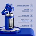 thumbnail image 5 of Botella De Agua Aislada Para Niños Con Pajita, Botella De Agua De Acero Inoxidable De 12 Oz Con Boquillas Dobles, A Prueba De Fugas, Sin Bpa, Doble Pared, Mantiene El Frío Durante 24 Horas Para Deport, 5 of 5